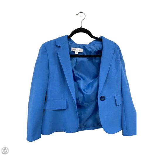 Blazer By Kasper In Blue, Size: 4p