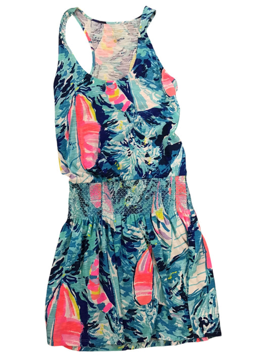 Dress Casual Short By Lilly Pulitzer In Tropical Print, Size: Xxs