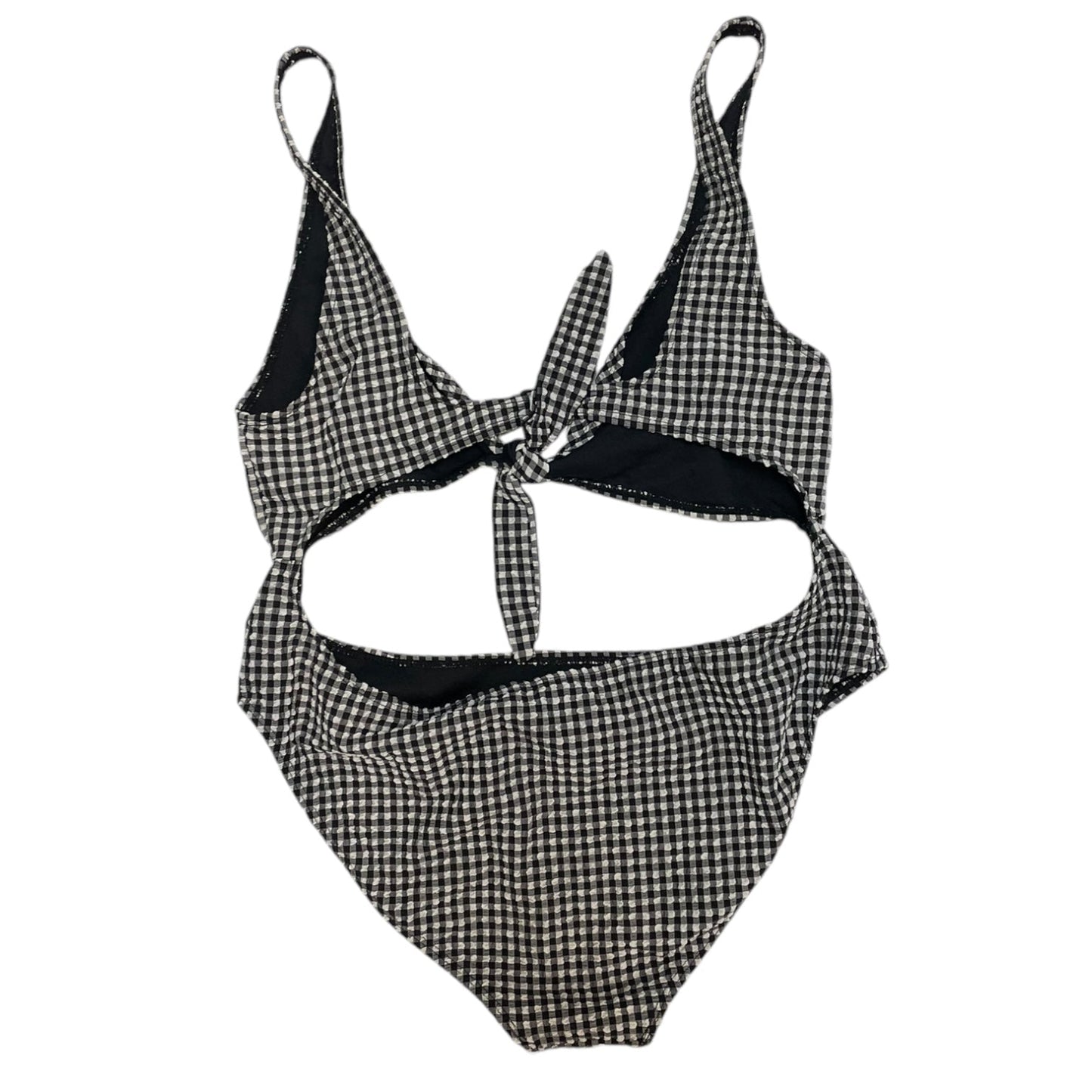 Swimsuit By Clothes Mentor In Checked, Size: M