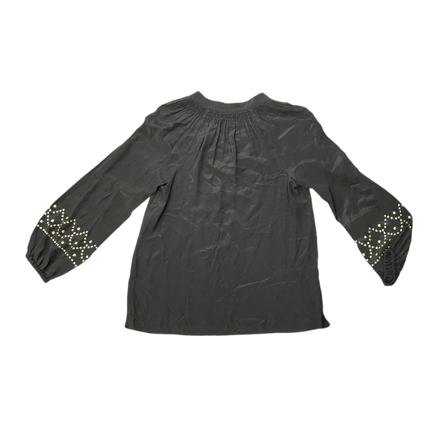 Blouse Long Sleeve By Lilly Pulitzer In Black & Gold, Size: Xs