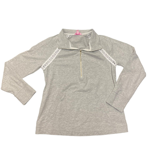 Jacket Fleece By Lilly Pulitzer In Grey, Size: M