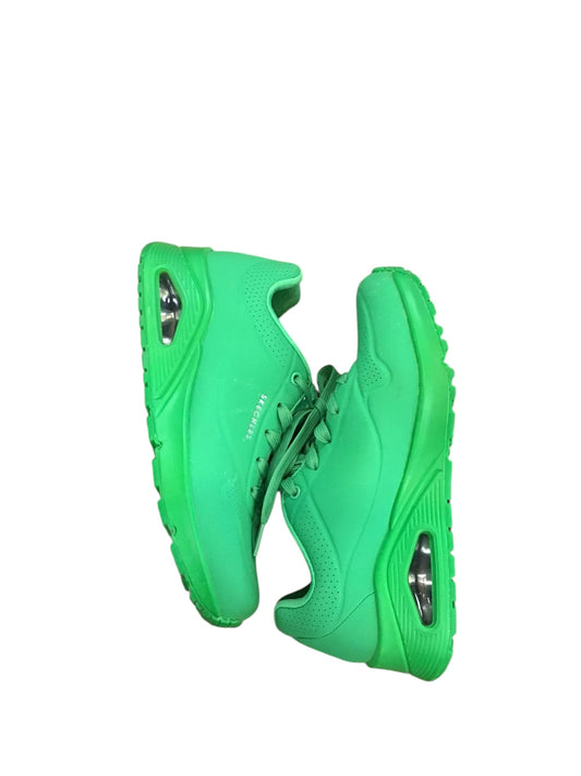 Shoes Athletic By Skechers In Green, Size: 6.5