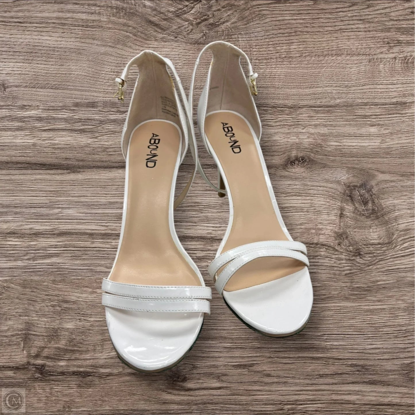 Sandals Heels Stiletto By Abound In White, Size: 11