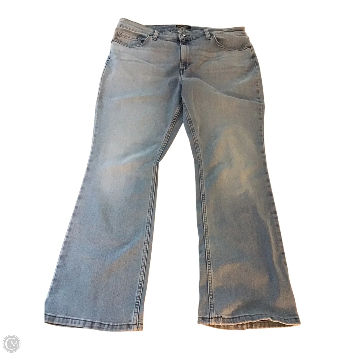 Jeans Straight By Lee In Blue, Size: 16