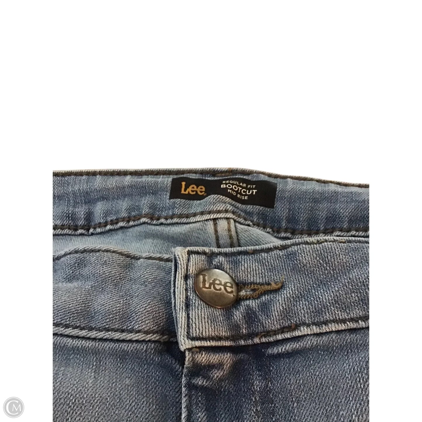 Jeans Straight By Lee In Blue, Size: 16