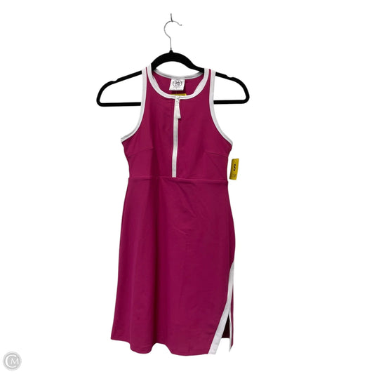 Athletic Dress By Sage In Pink & White, Size: S