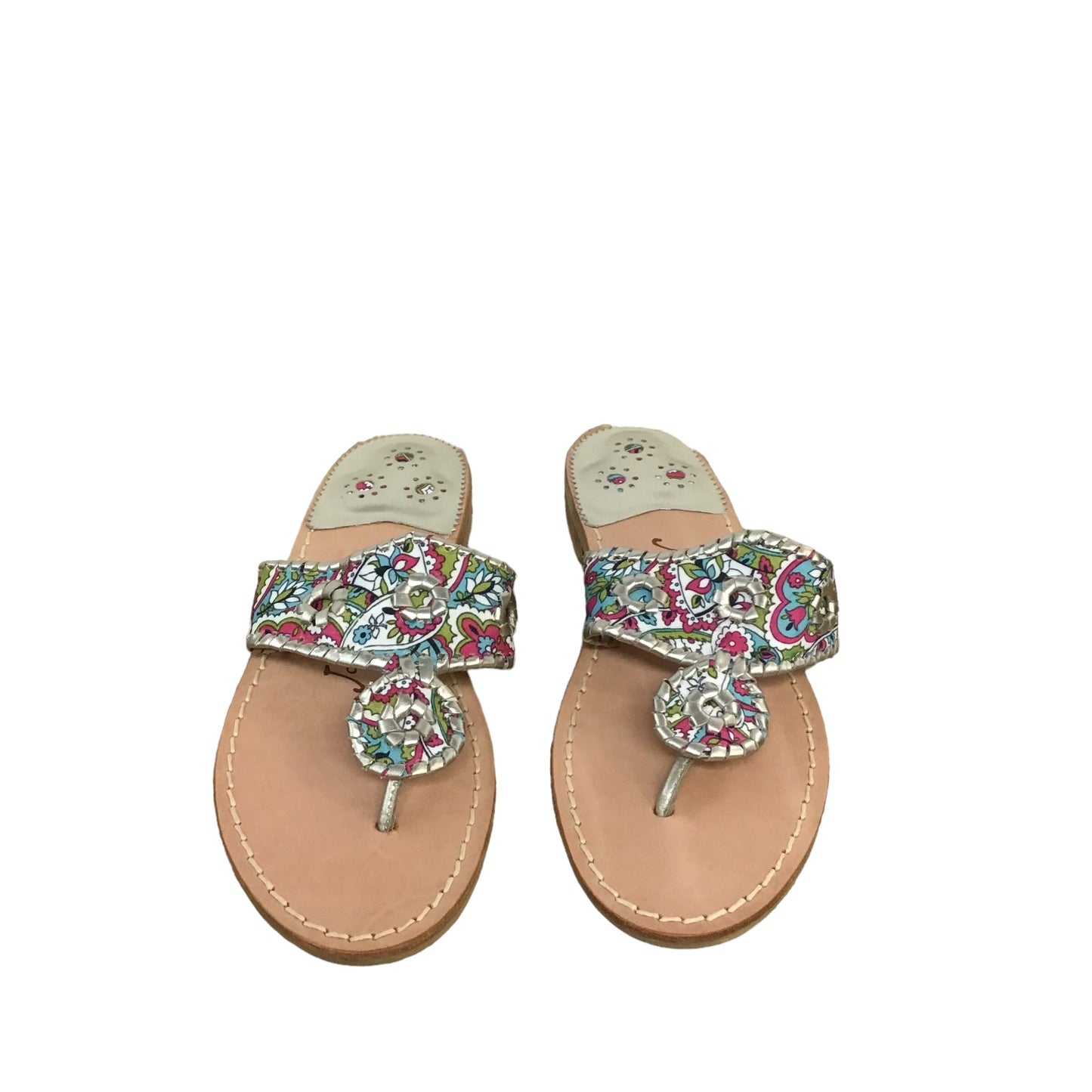 Sandals Flip Flops By Jack Rogers In Multi-colored, Size: 7.5