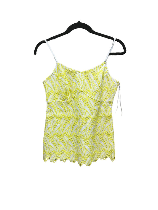 Yellow Top Sleeveless Crown And Ivy, Size S