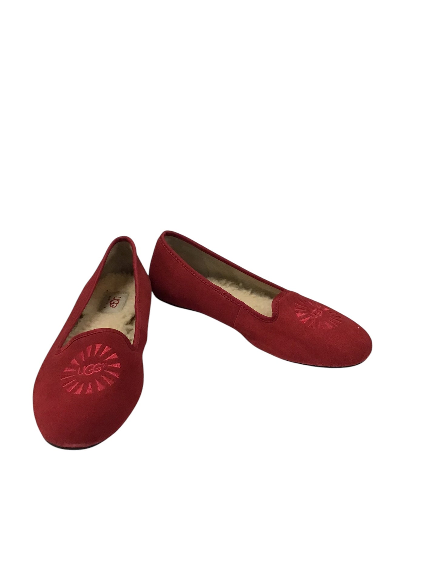 Shoes Flats By Ugg In Red, Size: 8