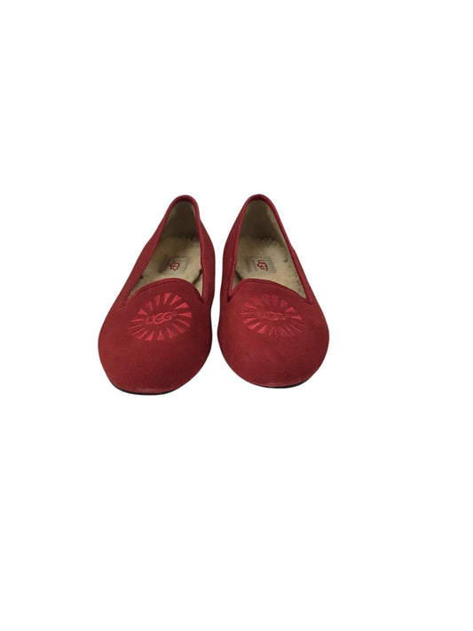 Shoes Flats By Ugg In Red, Size: 8