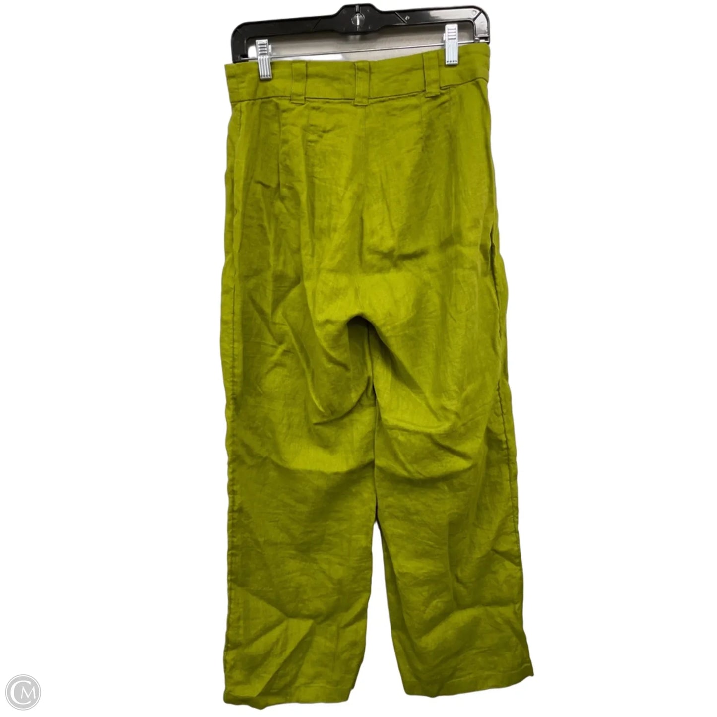 Pants Linen By Nicole Miller In Green, Size: 6