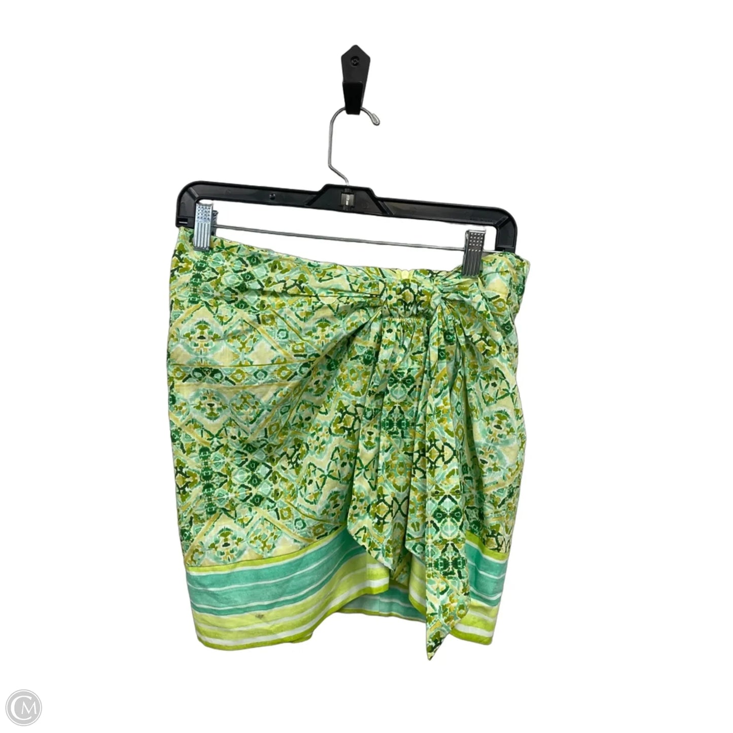 Skirt Midi By Zara In Green, Size: M