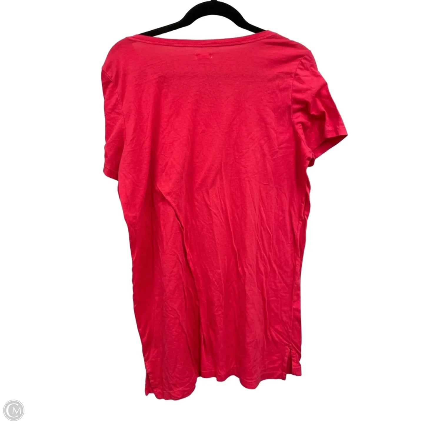 Top Short Sleeve By Aerie In Coral, Size: Xl