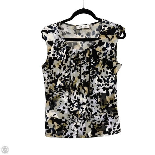 Top Sleeveless By Kasper In Floral Print, Size: S
