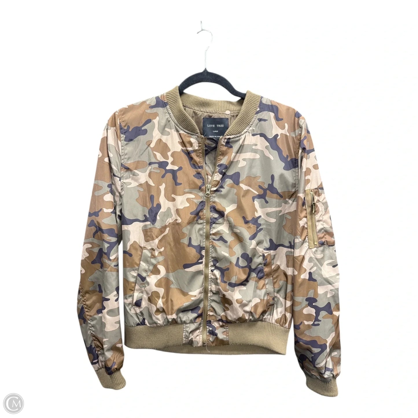 Jacket Other By Love Tree In Camouflage Print, Size: L