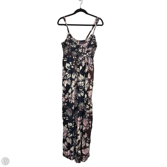 Jumpsuit By Free People In Blue & Brown, Size: S