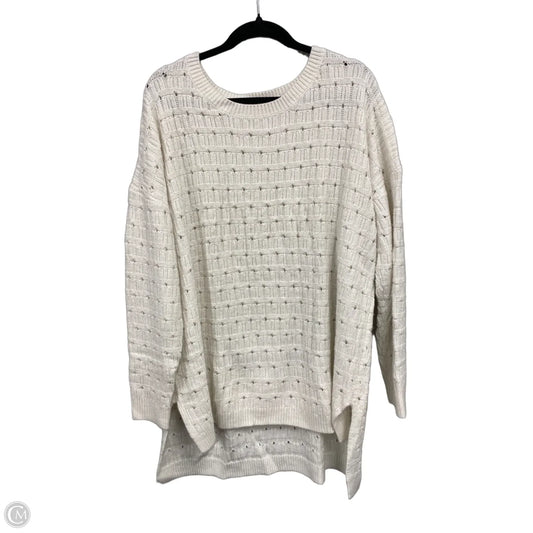 Sweater By Ava & Viv In Cream, Size: 4x