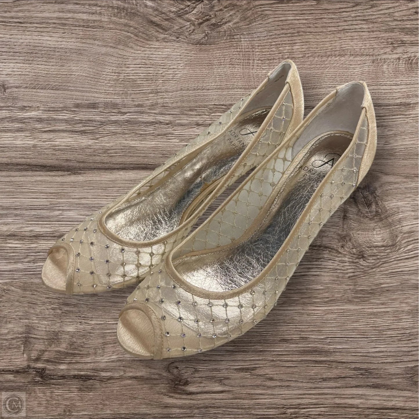 Shoes Heels Kitten By Adrianna Papell In Beige, Size: 8