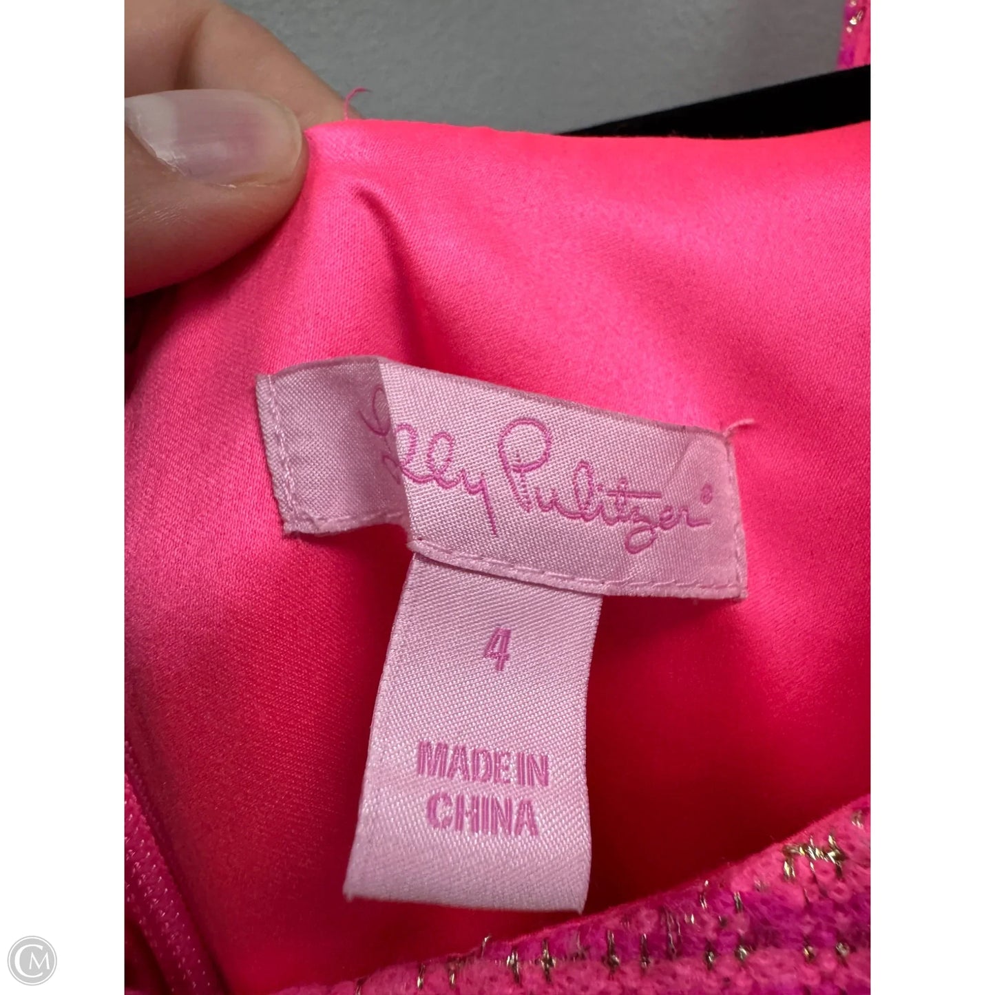 Dress Designer By Lilly Pulitzer In Pink, Size: 4