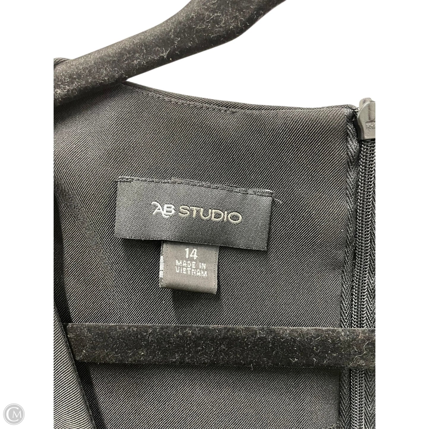 Dress Casual Short By Ab Studio In Tropical Print, Size: 14