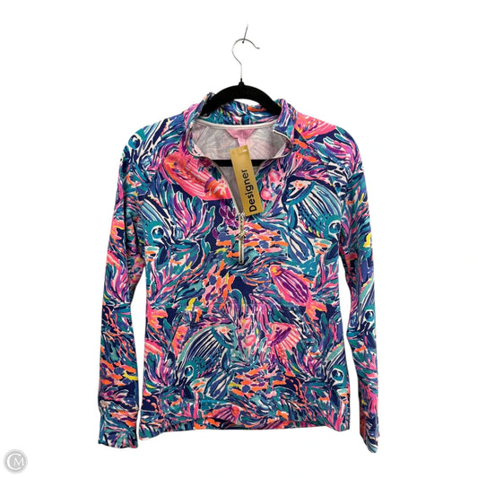 Jacket Designer By Lilly Pulitzer In Blue & Pink, Size: Xs