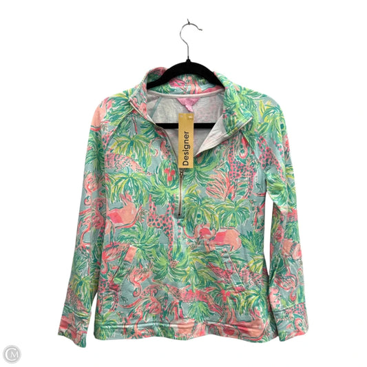Jacket Designer By Lilly Pulitzer In Green & Pink, Size: S