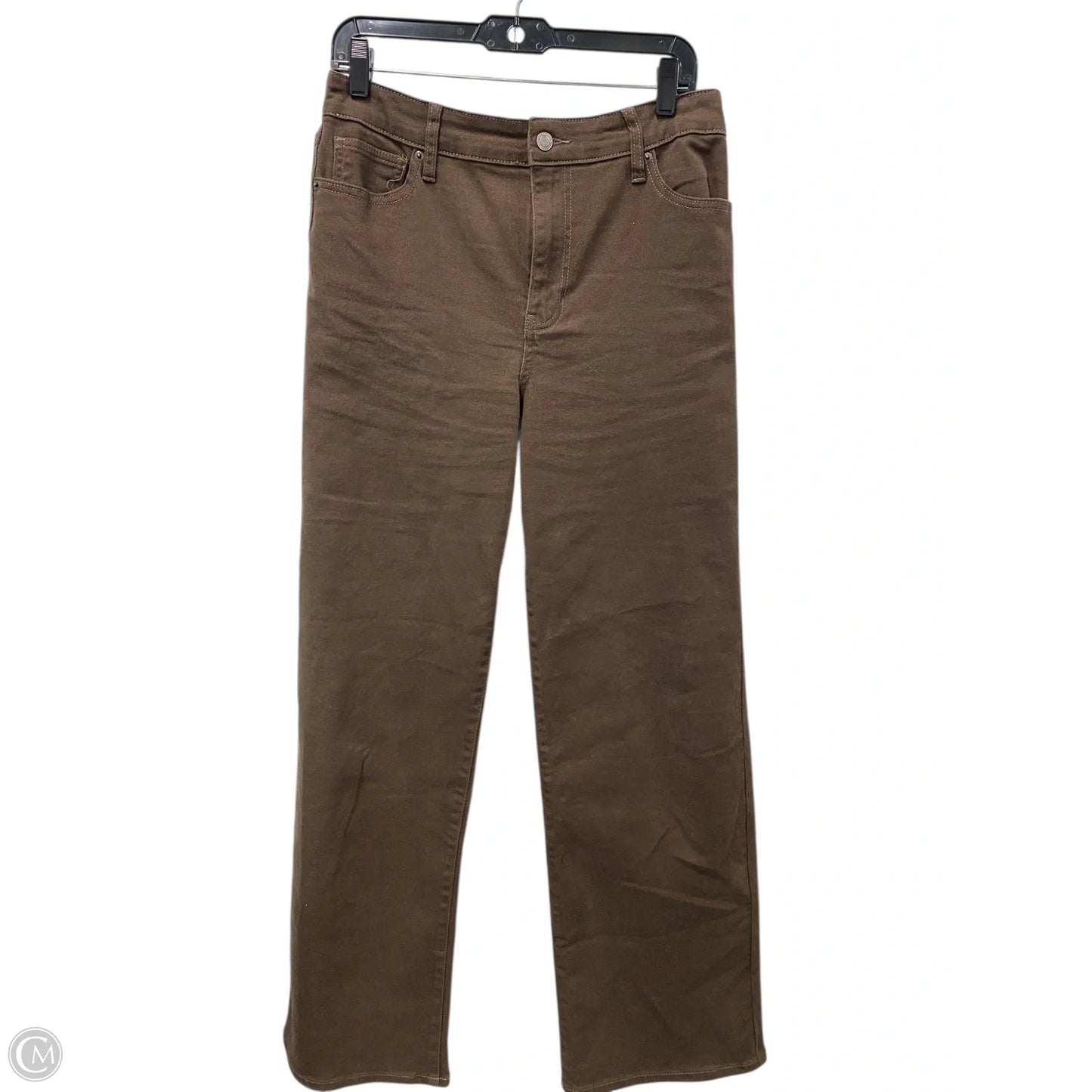 Jeans Wide Leg By No Boundaries In Brown Denim, Size: 10