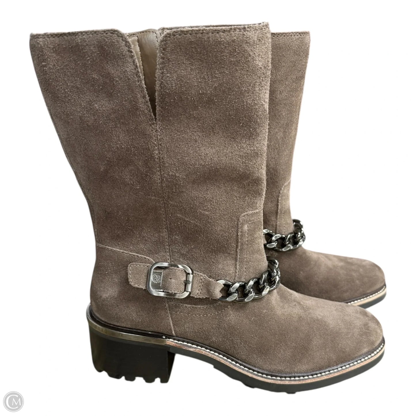 Boots Combat By Vince Camuto In Brown, Size: 8.5