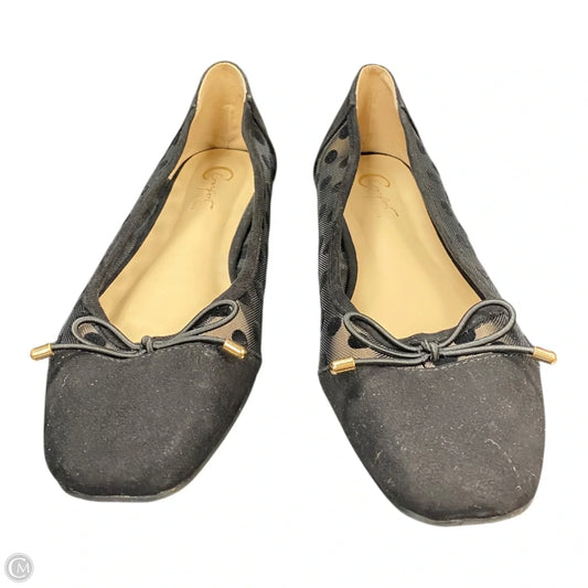Shoes Flats By Cato In Black, Size: 7