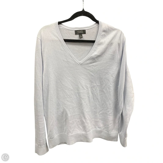 Sweater By Banana Republic In Blue, Size: L