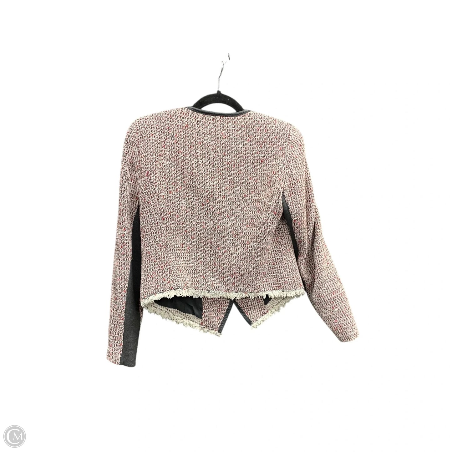 Blazer By Rebecca Taylor In Grey & Red, Size: 10