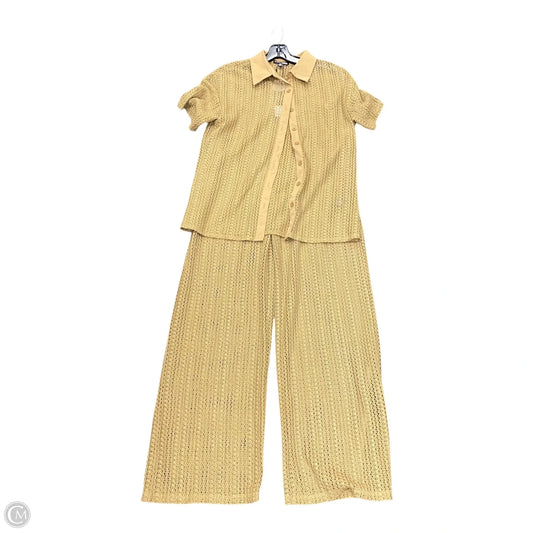 Pants Set 2pc By Fashion Nova In Brown, Size: M