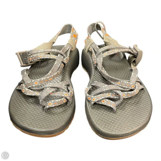 Sandals Flats By Chacos In Black & Grey, Size: 7