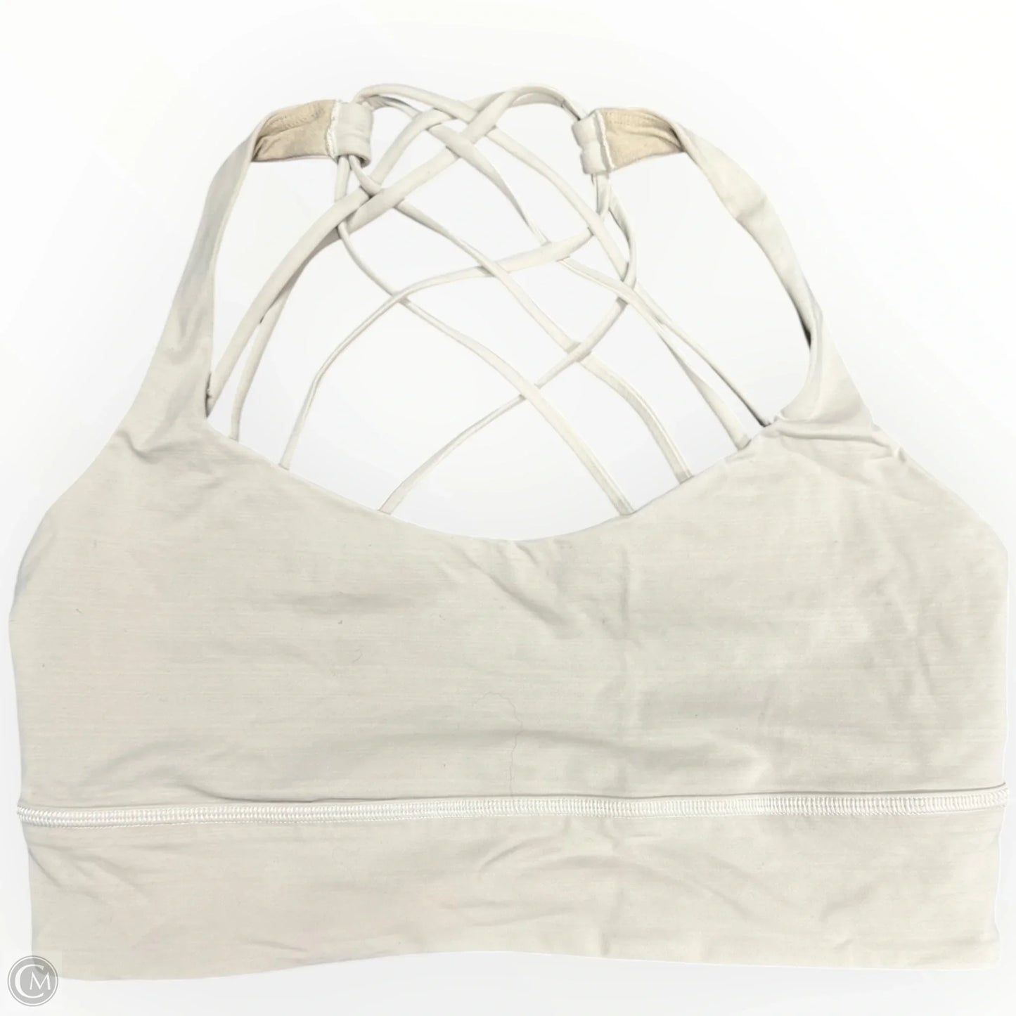 Athletic Bra By Lululemon In Grey, Size: 12