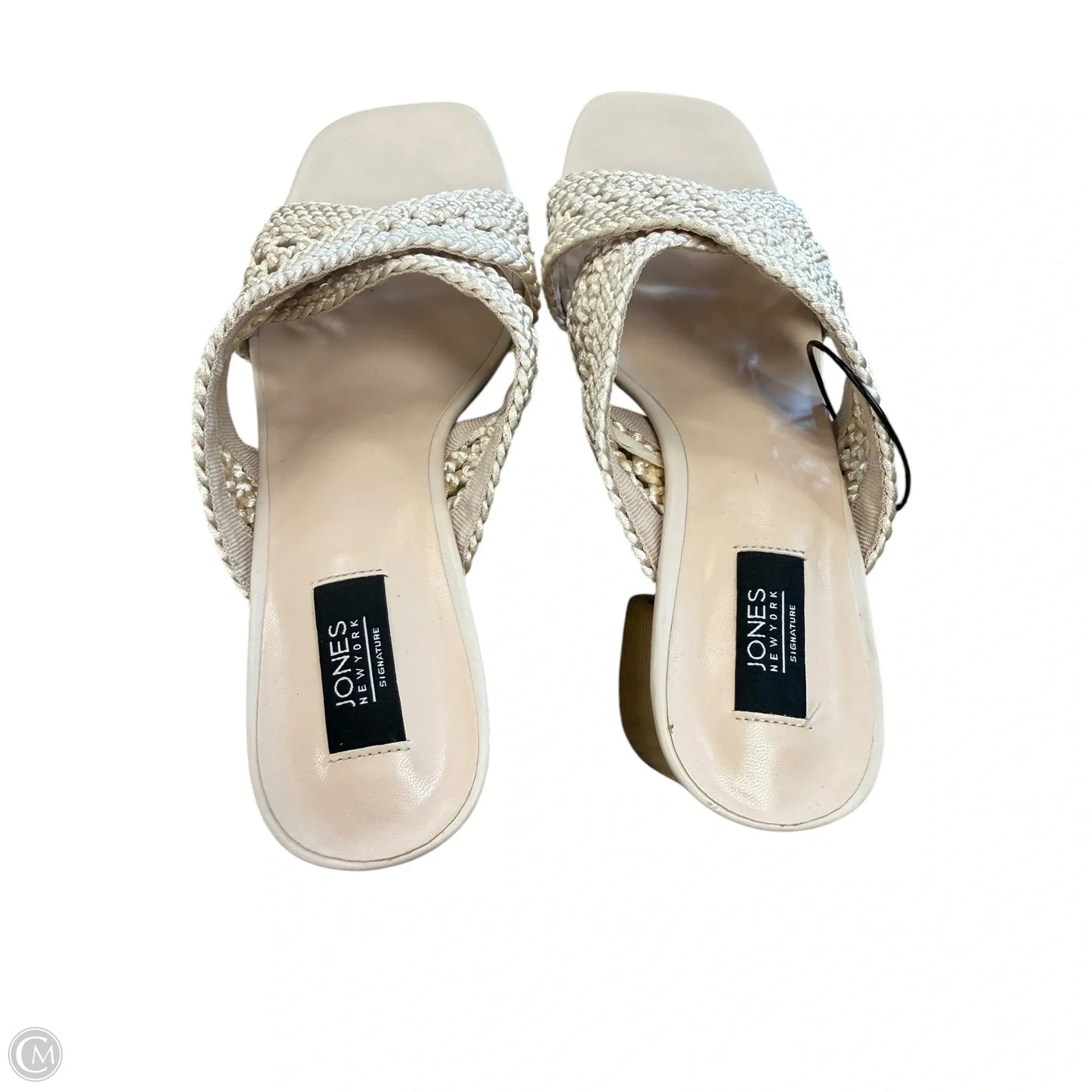 Sandals Heels Block By Jones New York In Beige, Size: 8.5