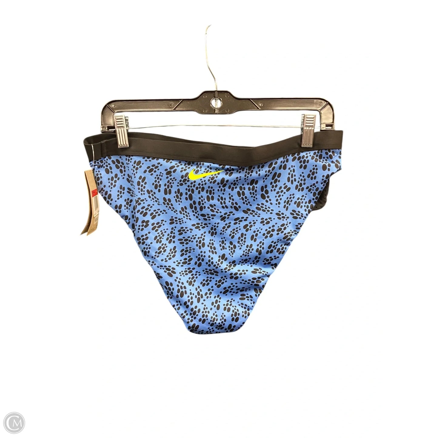 Swimsuit Bottom By Nike Apparel In Black & Blue, Size: L