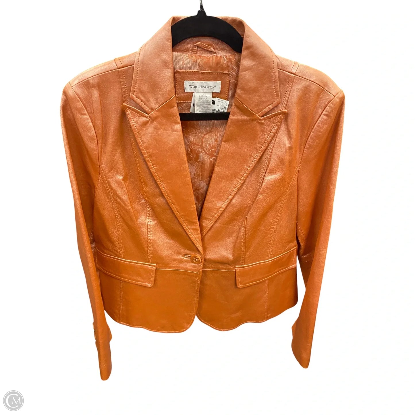 Blazer By Worthington In Peach, Size: L