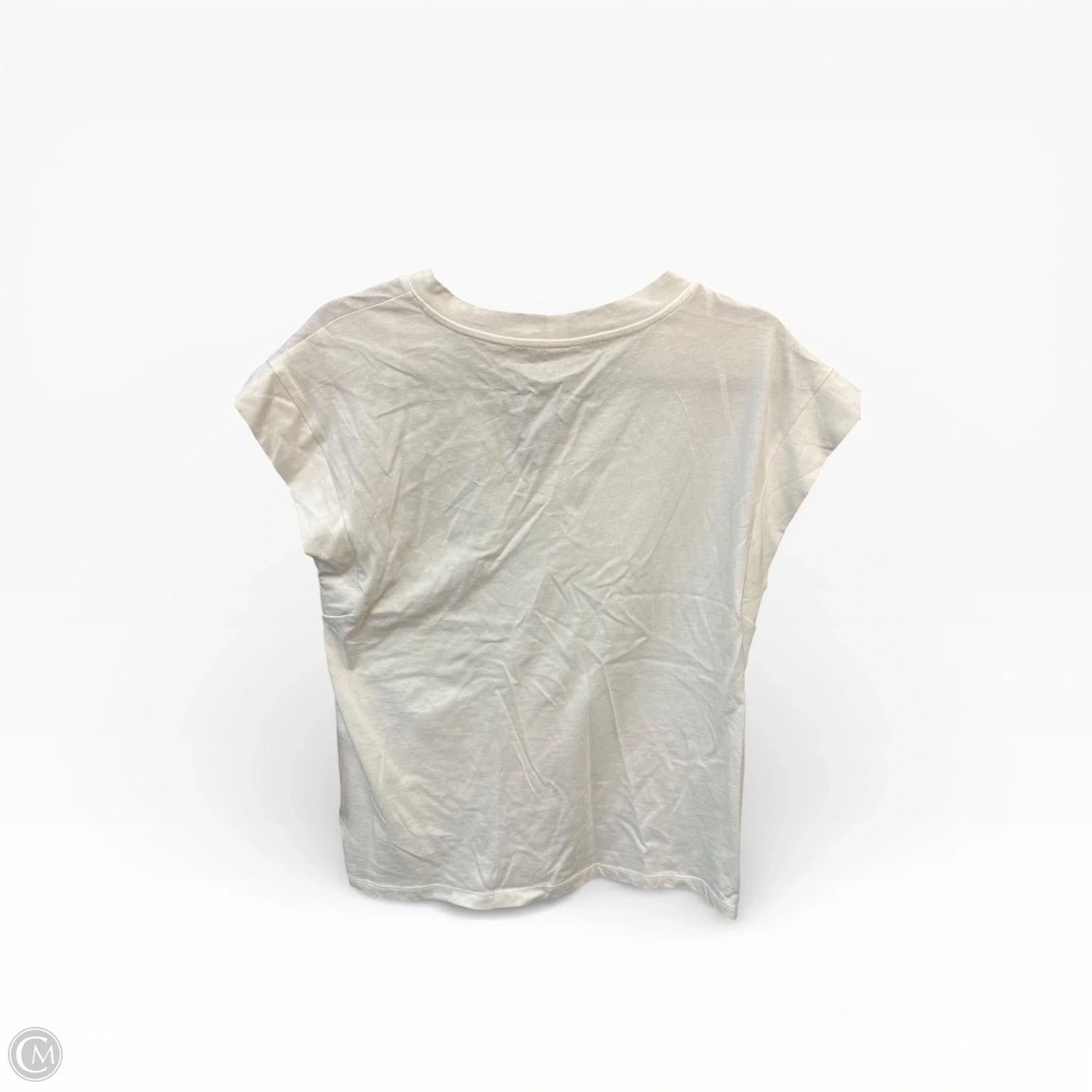 Top Short Sleeve Basic By Jones New York In Cream, Size: S