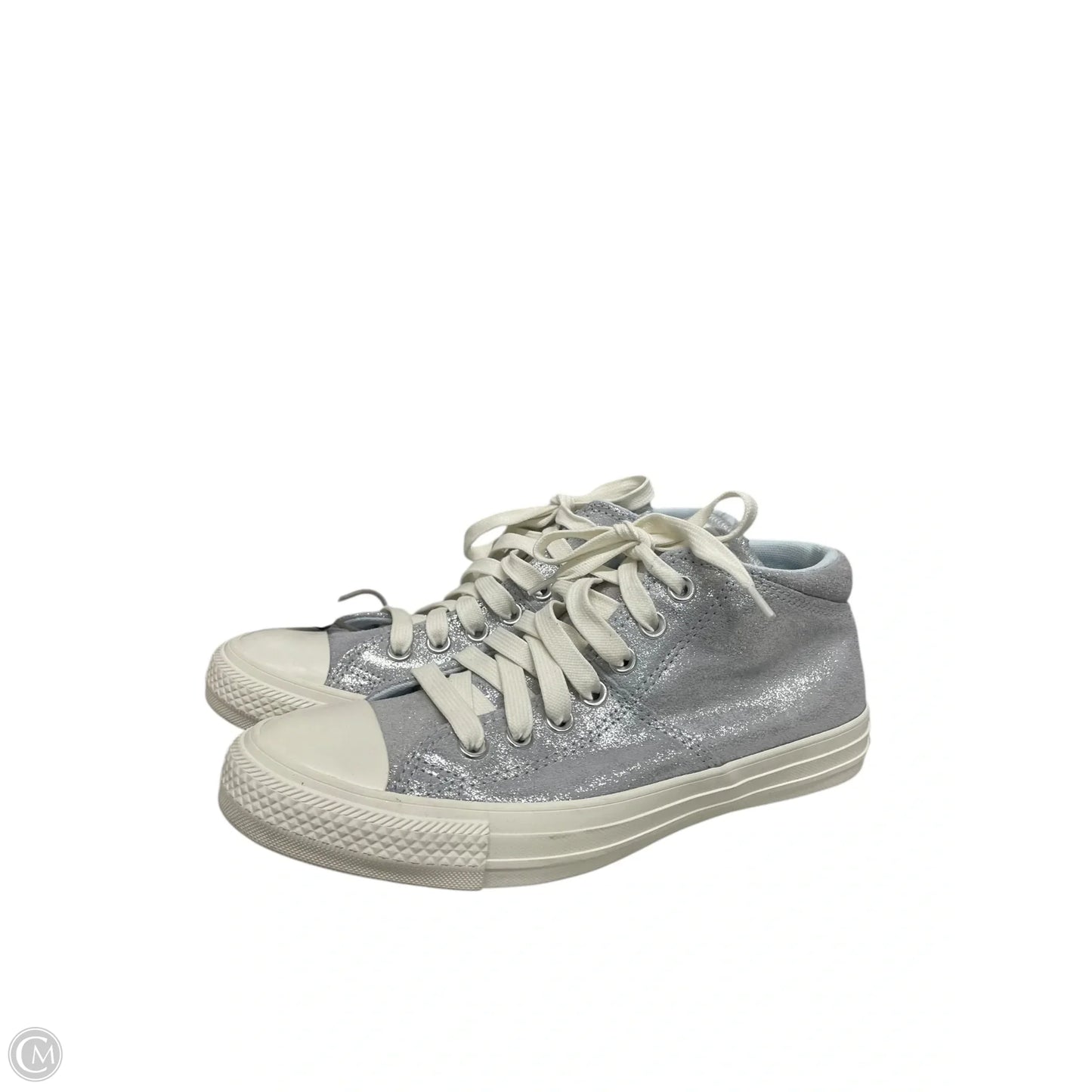 Shoes Sneakers By Converse In Silver, Size: 8.5