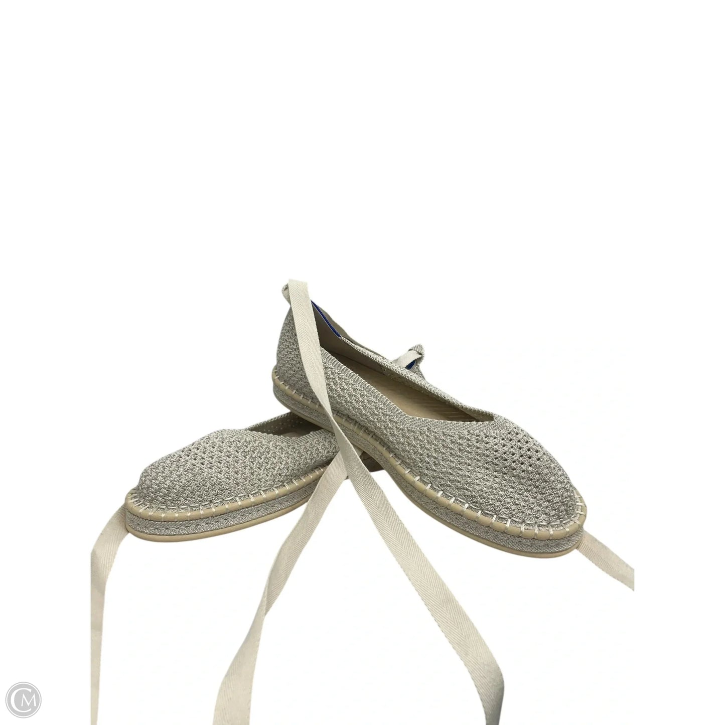 Shoes Flats By Rothys In Grey, Size: 9.5