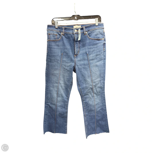 Jeans Flared By Loft In Blue, Size: 12p