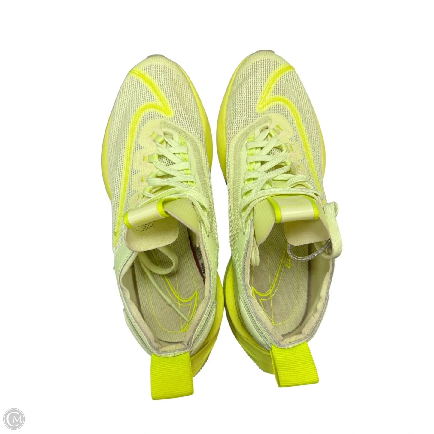 Shoes Athletic By Nike In Yellow, Size: 7.5