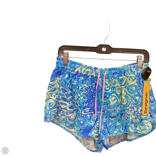 Shorts Designer By Lilly Pulitzer In Blue & Green, Size: M