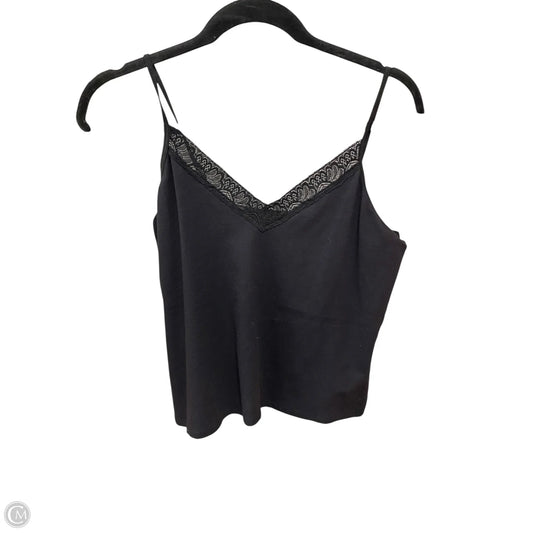 Tank Top By Clothes Mentor In Black, Size: L