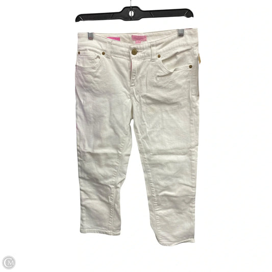 Jeans Designer By Lilly Pulitzer In White, Size: 4
