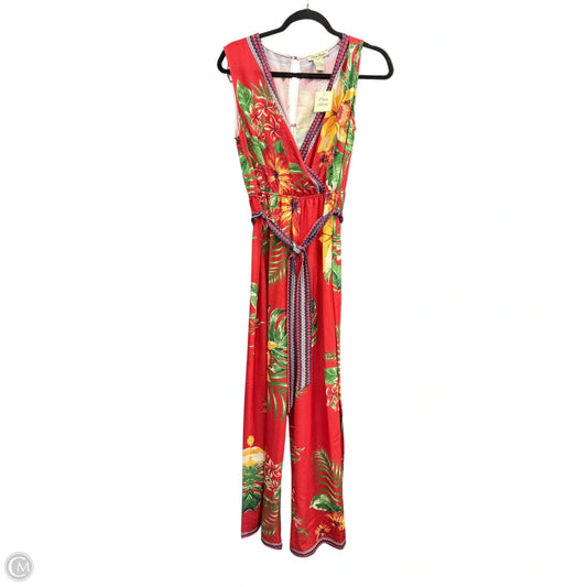 Jumpsuit By Tommy Bahama In Tropical Print, Size: M