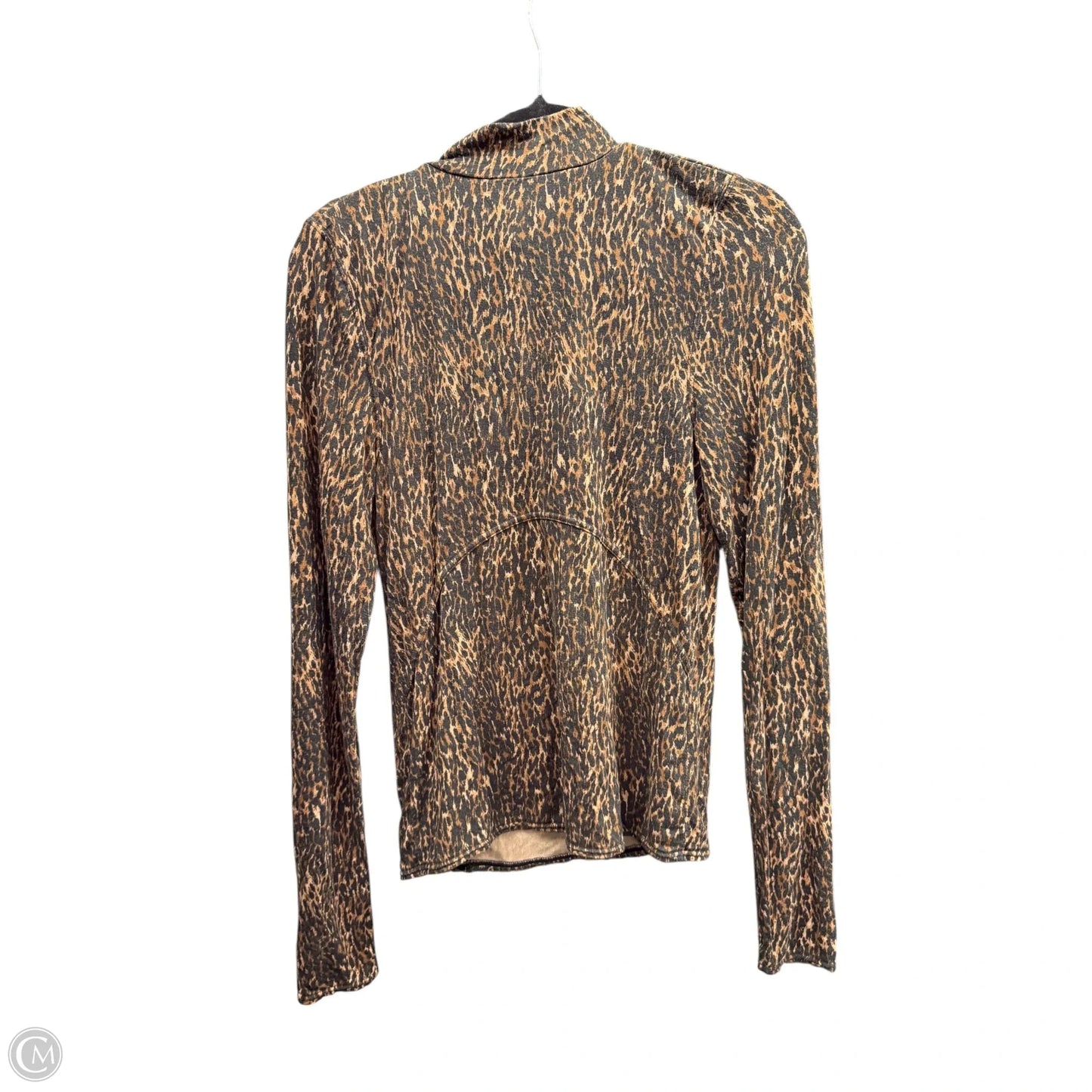 Top Long Sleeve By Free People In Animal Print, Size: L