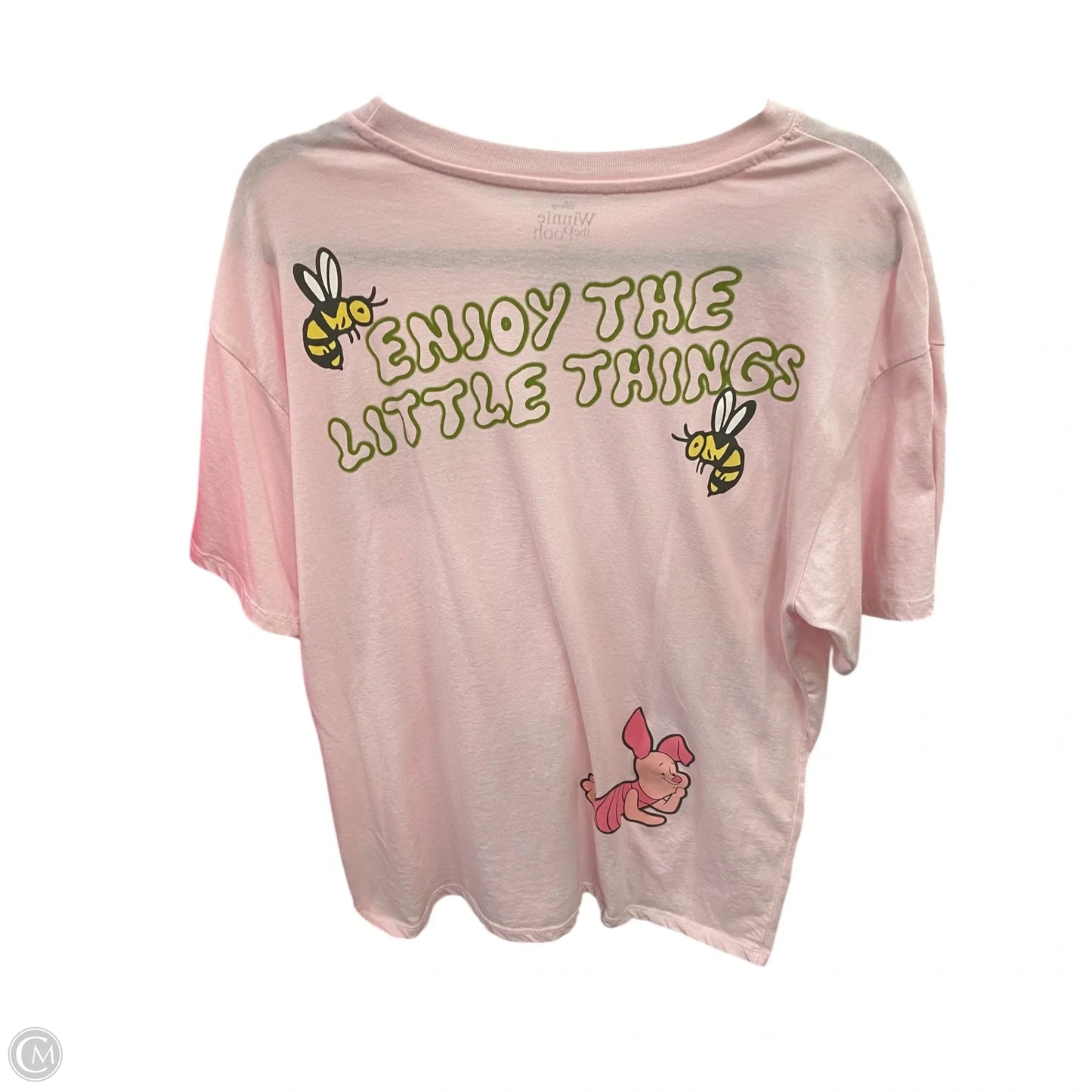 Top Short Sleeve Basic By Disney In Pink, Size: Xl