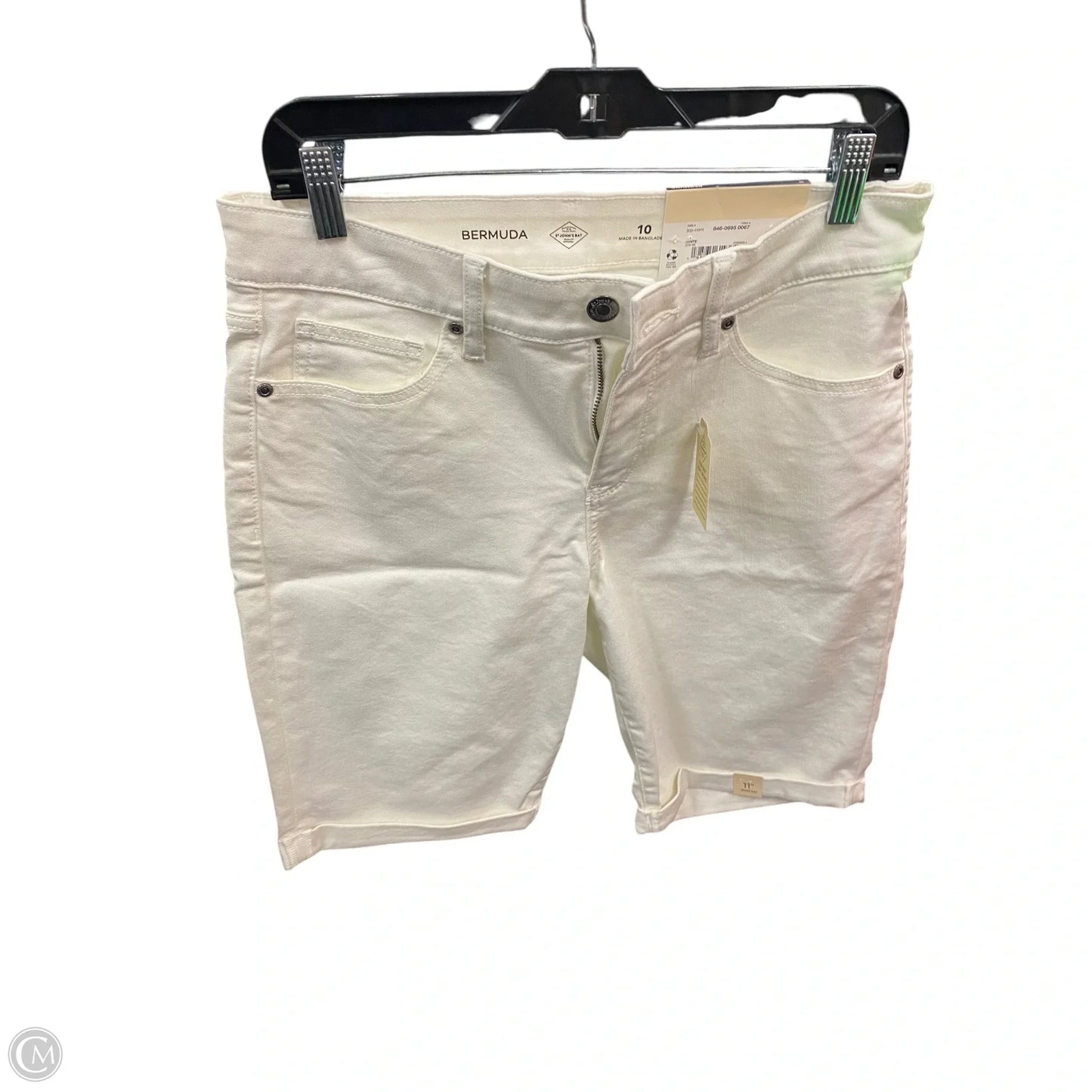Shorts By St Johns Bay In Cream, Size: 10