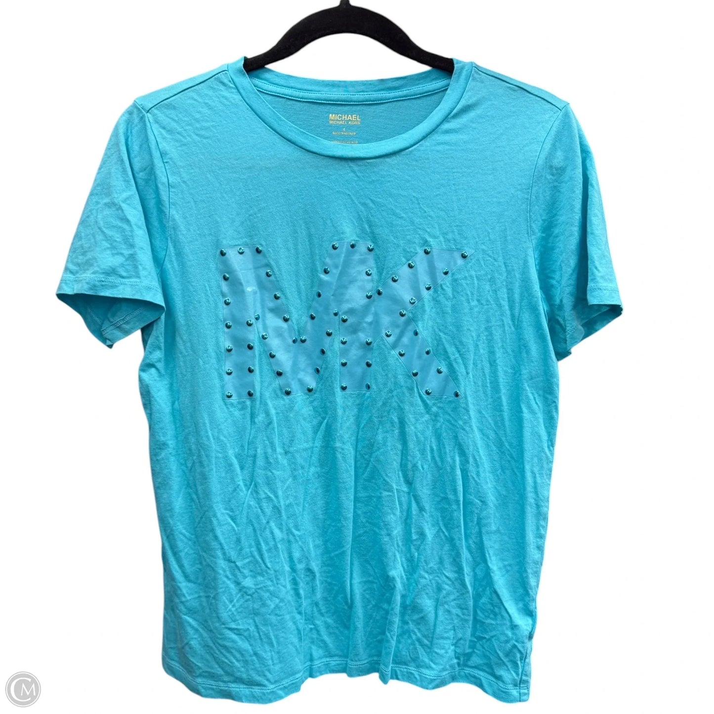Top Short Sleeve By Michael By Michael Kors In Blue, Size: S